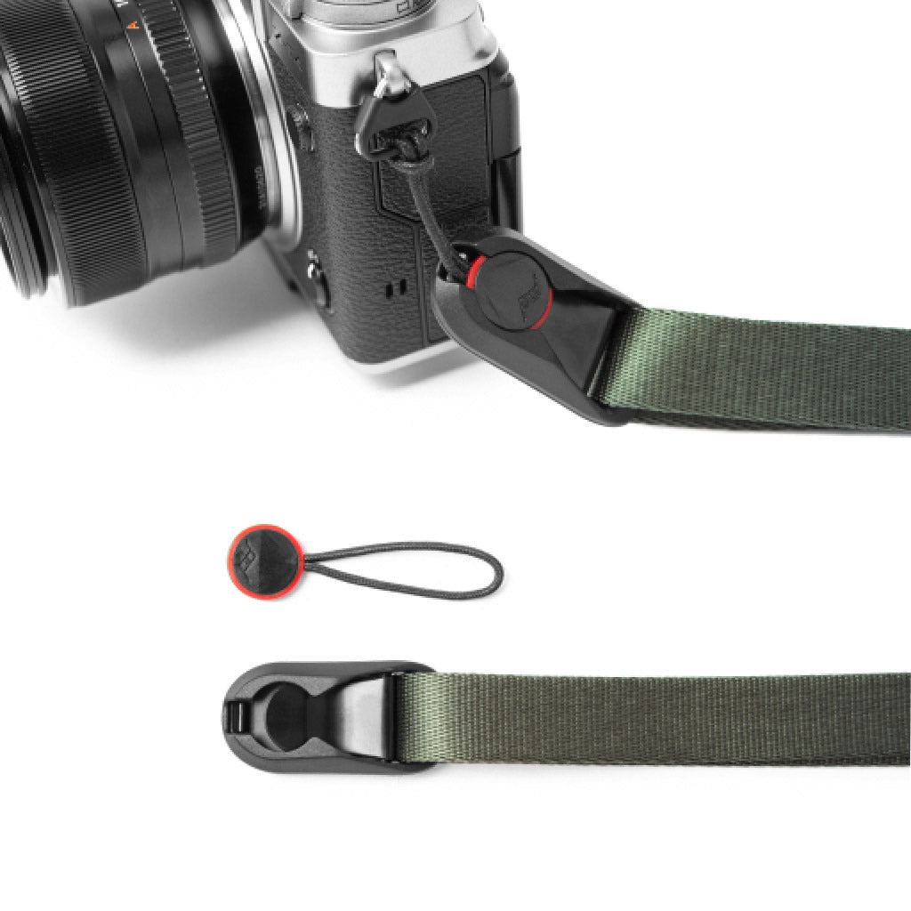 (image), Sage Leash connected to the camera with anchor links, L-SG-3, sage