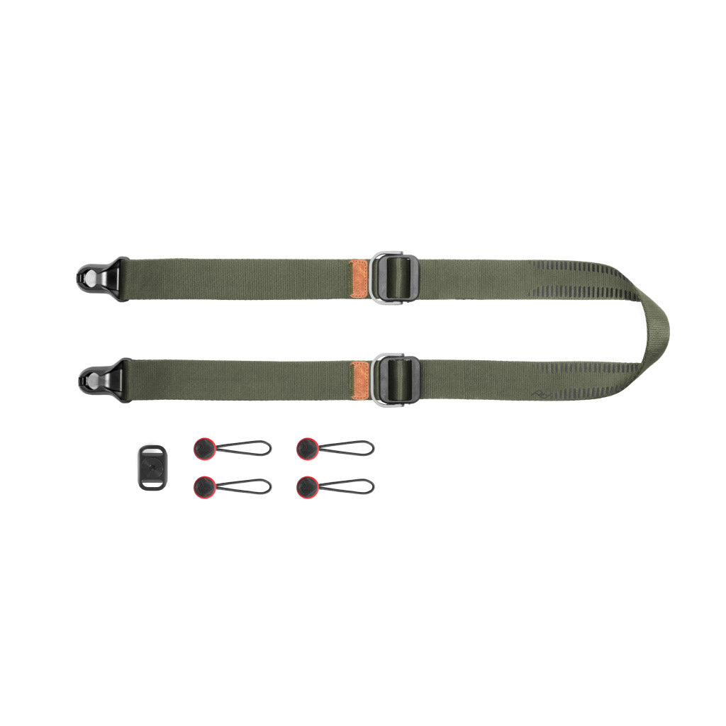 (image), Sage Slide Lite with 1 anchor mount and 4 anchor links, SLL-SG-3, sage