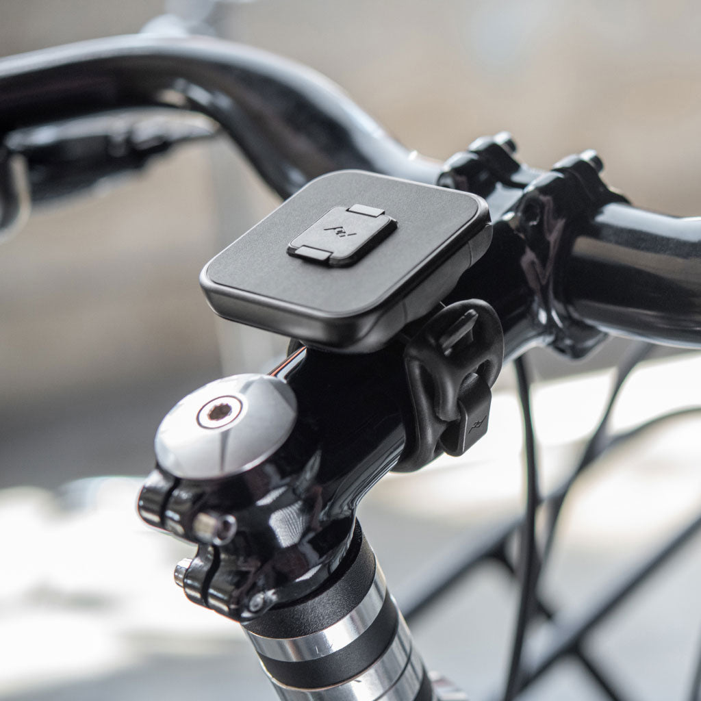 (image), Universal Bar mount attached on the handlebar stem of a bicycle, M-BM-AB-BK-1