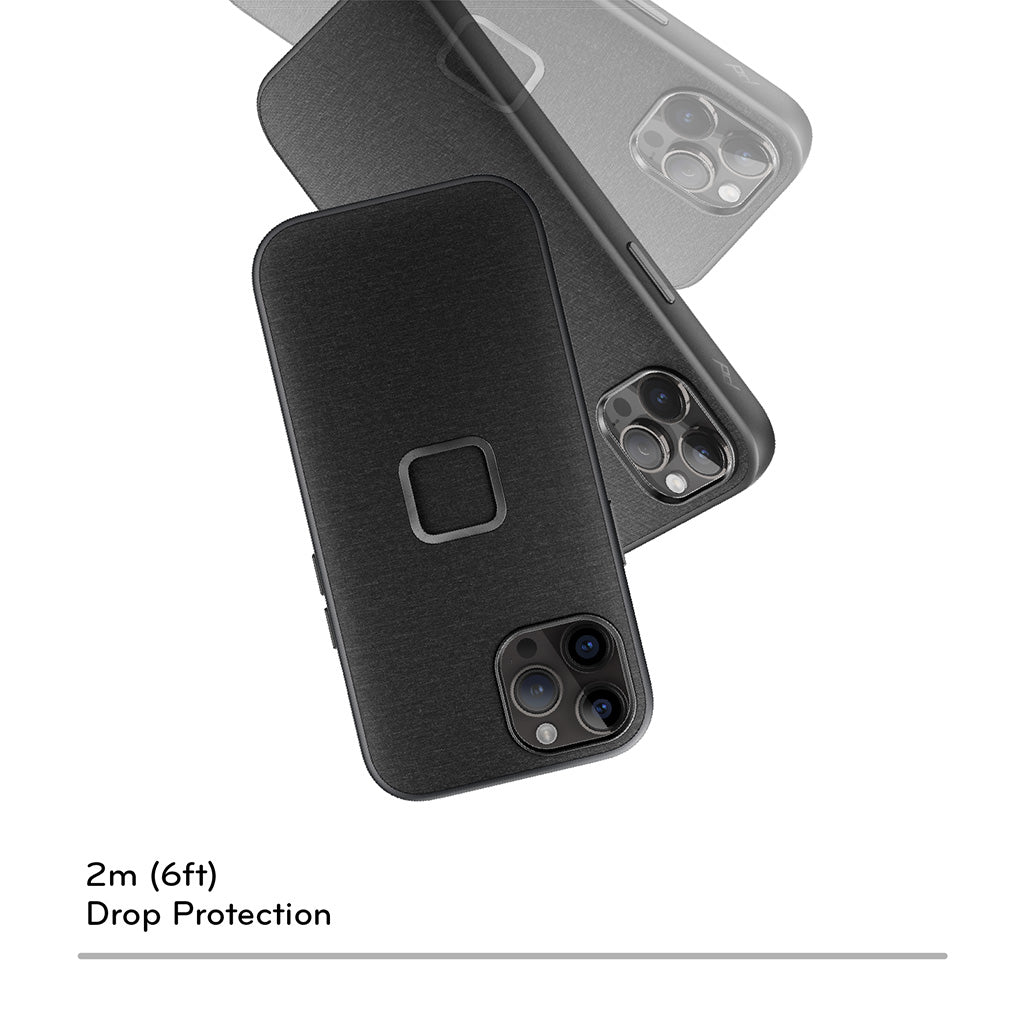 (image), An iPhone with Everyday case proven for its protection on a 2m drop test, M-MC-BJ-CH-1, M-MC-BJ-MN-1, M-MC-BJ-SN-1, M-MC-BJ-RD-1, M-MC-BJ-SG-1