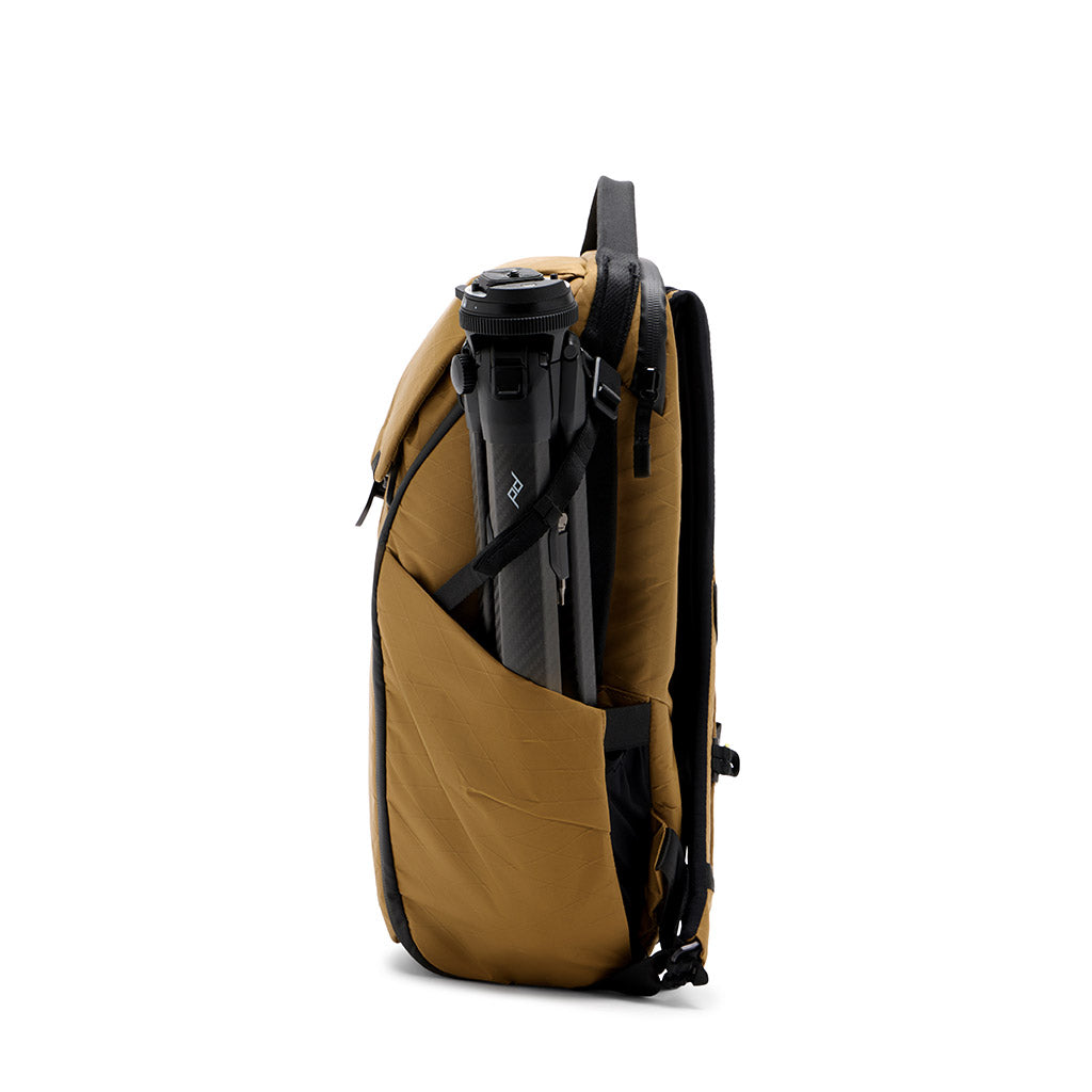 (image), Coyote 20 Liters Everyday Backpack with tripod in side pocket, BEDB-20-CY-3, coyote