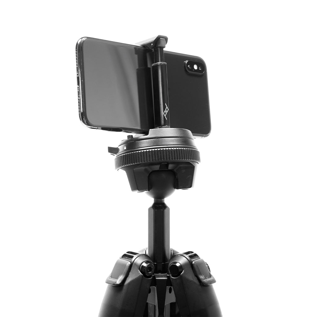 (image), back view of the travel tripod phone mount, TT-PM-5-150-2