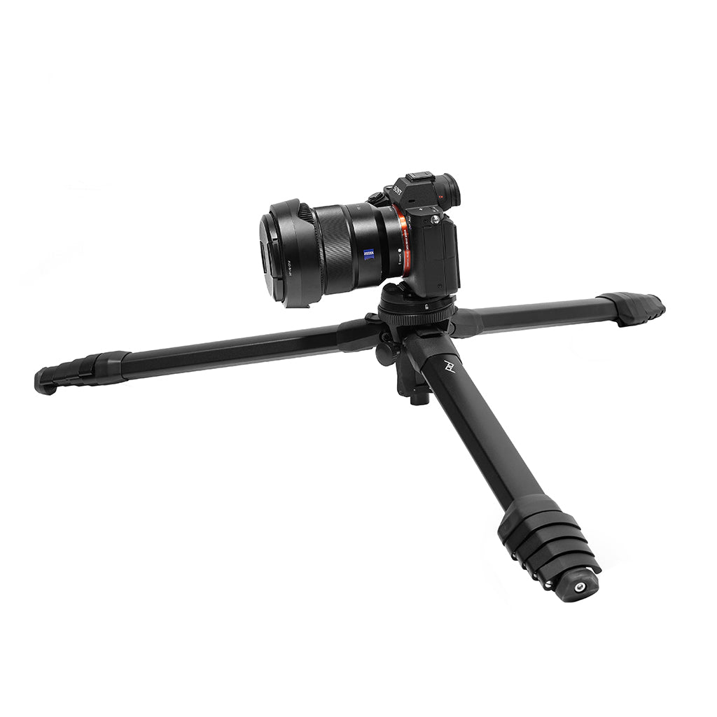 (image), Aluminum tripod in low mode which is 14.2cm tall, TT-CB-5-150-AL-1, aluminum