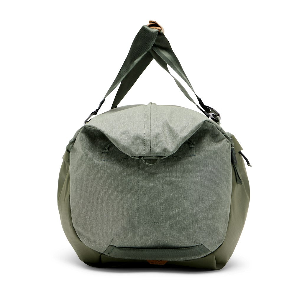 (image), side view of duffel bag, BTRD-50-SG-1, sage