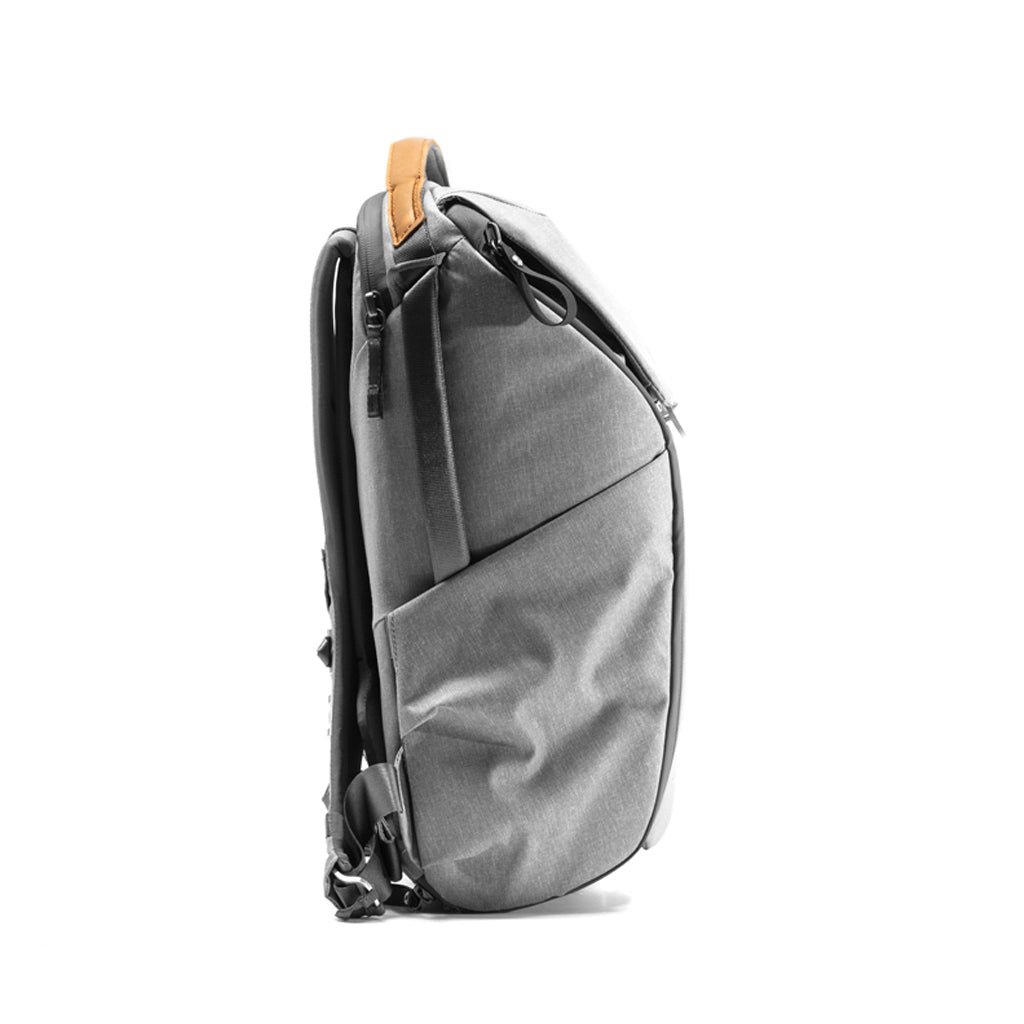 (image), Side pocket and handle of Ash Everyday Backpack, BEDB-20-AS-2, ash