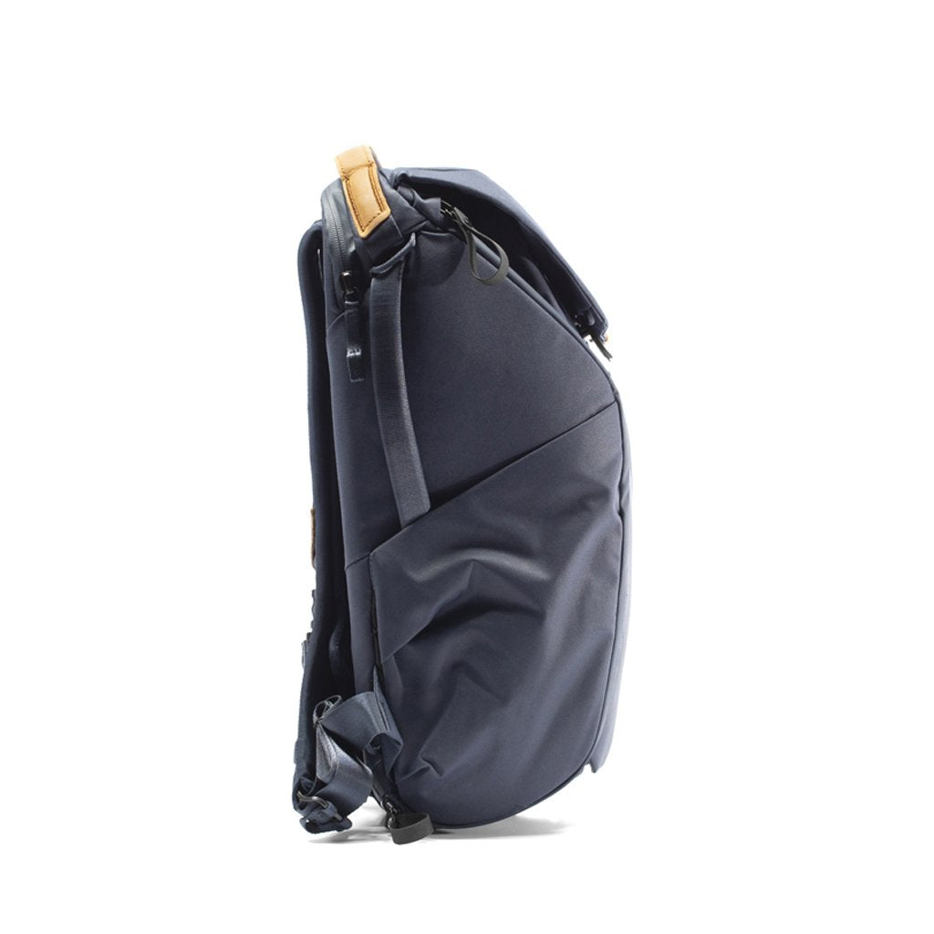 (image), Side pocket and handle of Midnight Everyday Backpack, BEDB-20-MN-2, BEDB-30-MN-2, midnight