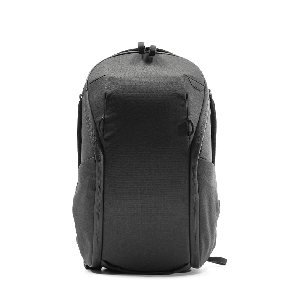 Black 15 Liters Everyday Backpack Zip