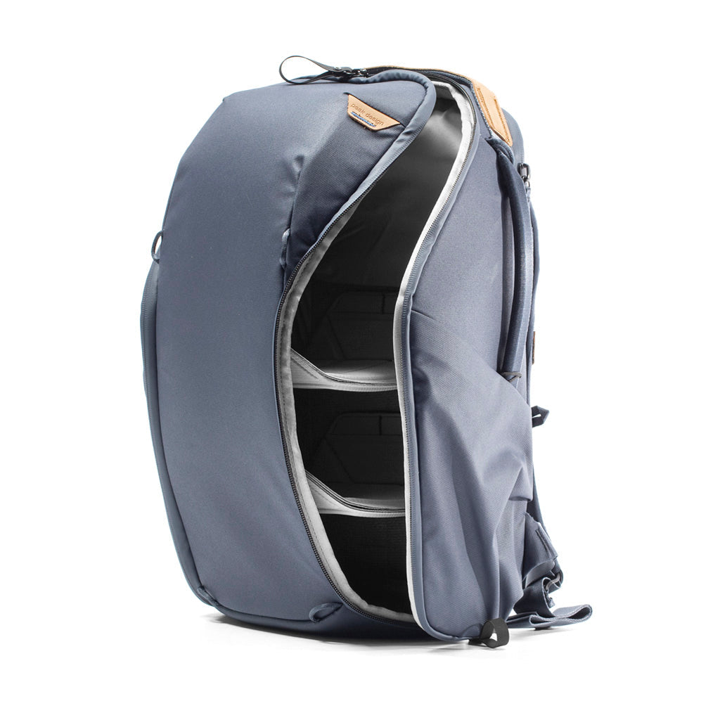 (image), Side access of the midnight backpack zip, BEDBZ-15-MN-2, BEDBZ-20-MN-2