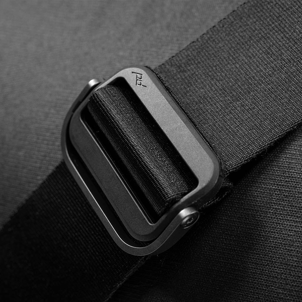 (image), Strap length adjuster for Black Everyday Messenger, BEDM-13-BK-2, black