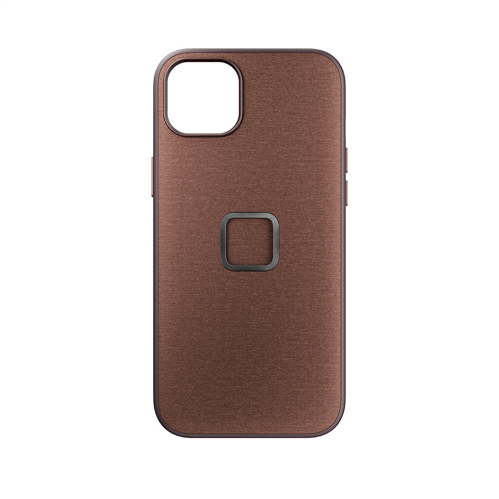 (image), A redwood colored Everyday case for iPhone 15 Plus with magnetic lock, M-MC-BJ-RD-1