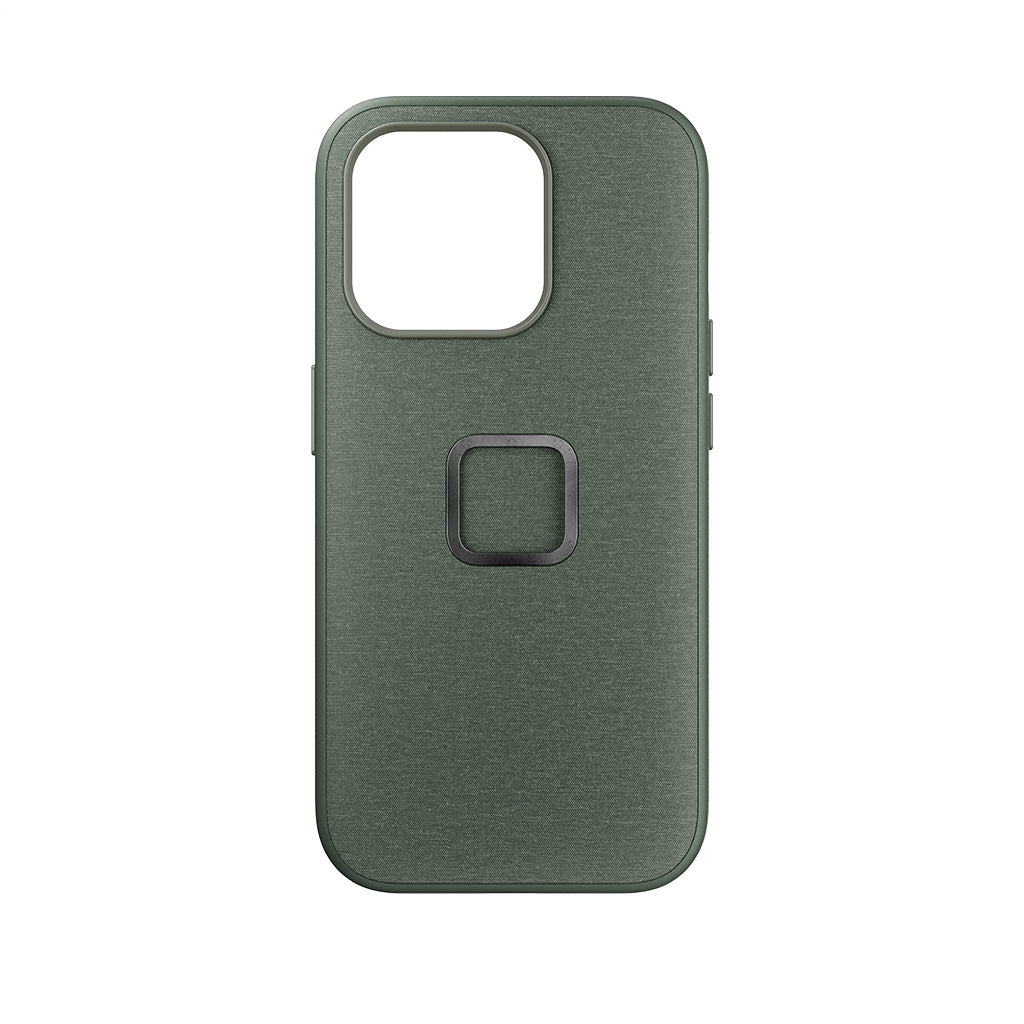 (image), A sage colored Everyday case for iPhone 15 Pro with magnetic lock, M-MC-BK-SG-1