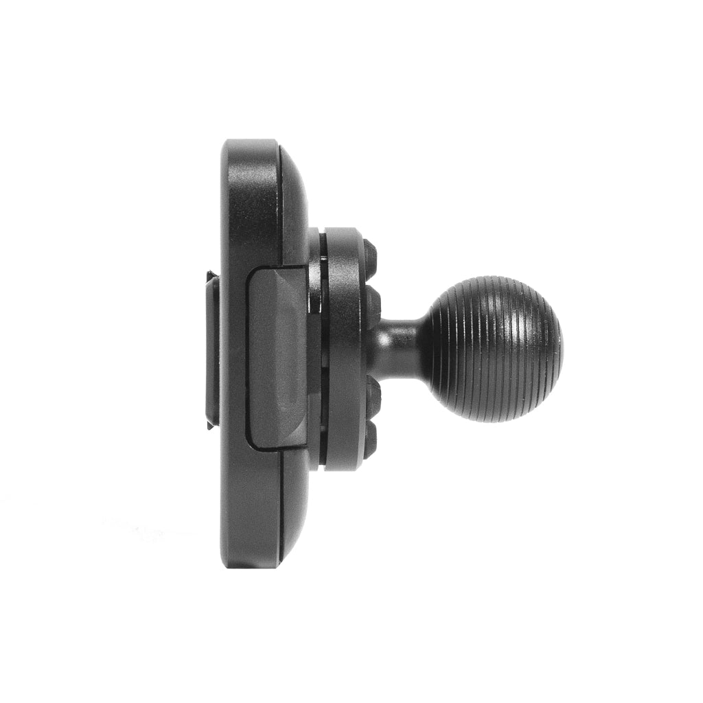 (image), Side View of 20mm Locking Ball Mount Adapter, M-MM-AF-BK-1