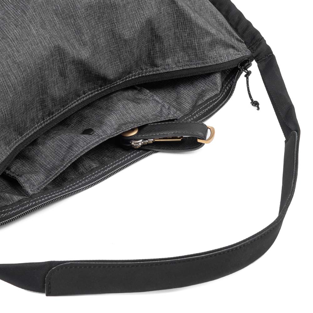 (image), Packable Tote Pocket, BPT-CH-1, charcoal