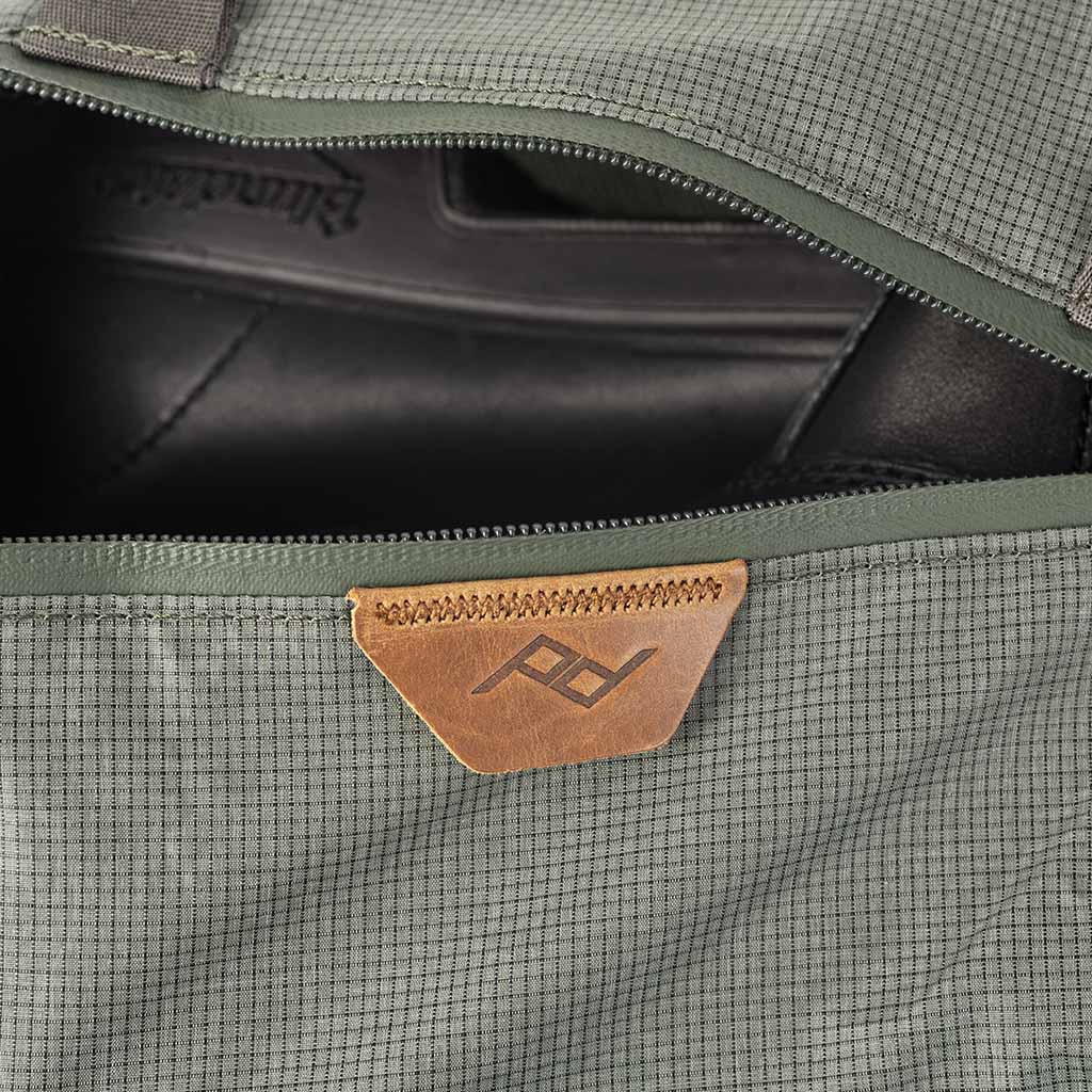 (image), pd logo on the sage shoe pouch, BSP-SG-1