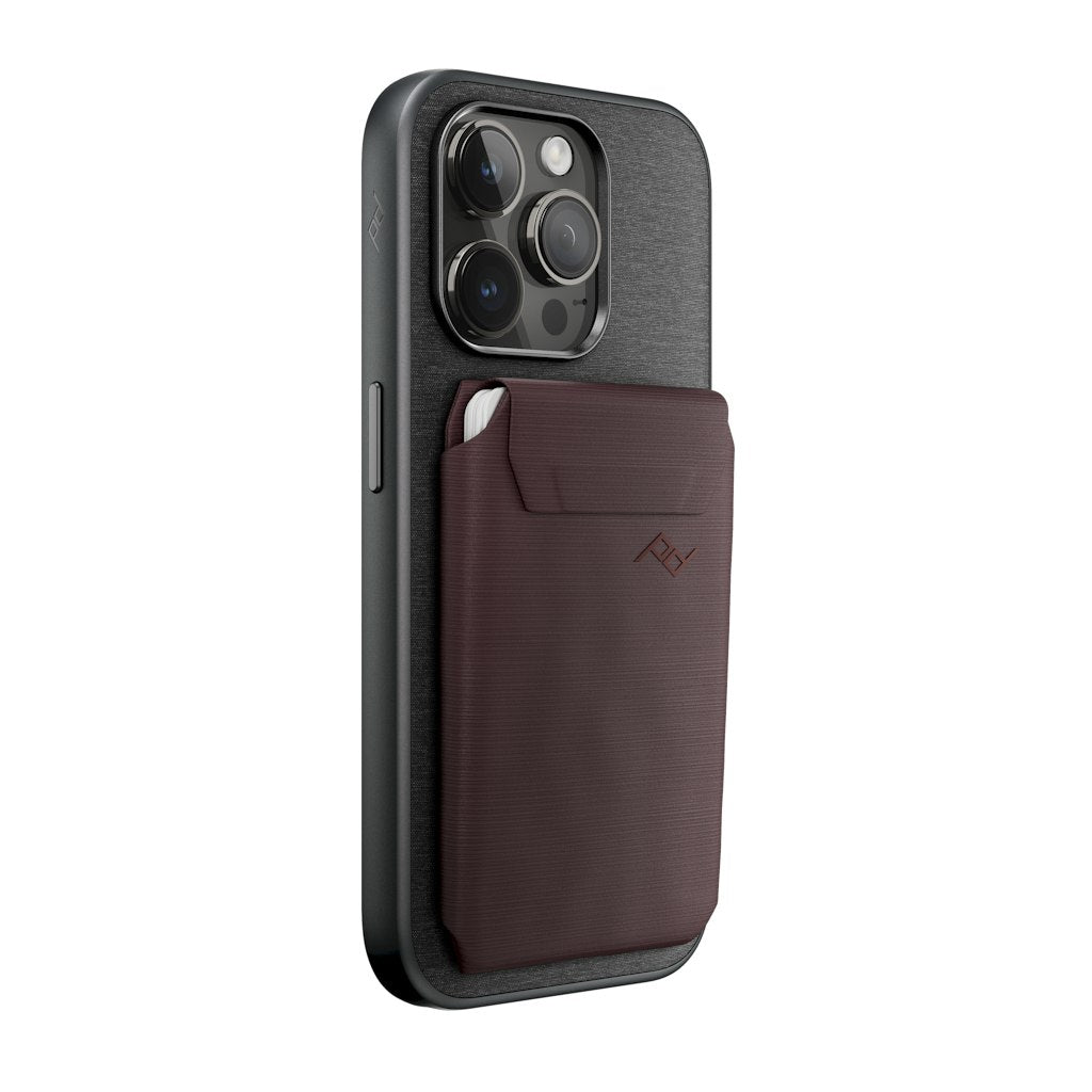 (image), An iPhone with Everyday Case attached with an eclipse slim wallet, M-WA-AA-EP-1, eclipse