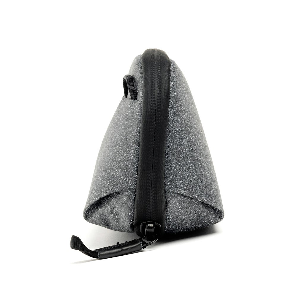 (image), charcoal small tech pouch sideview, BTP-S-CH-1