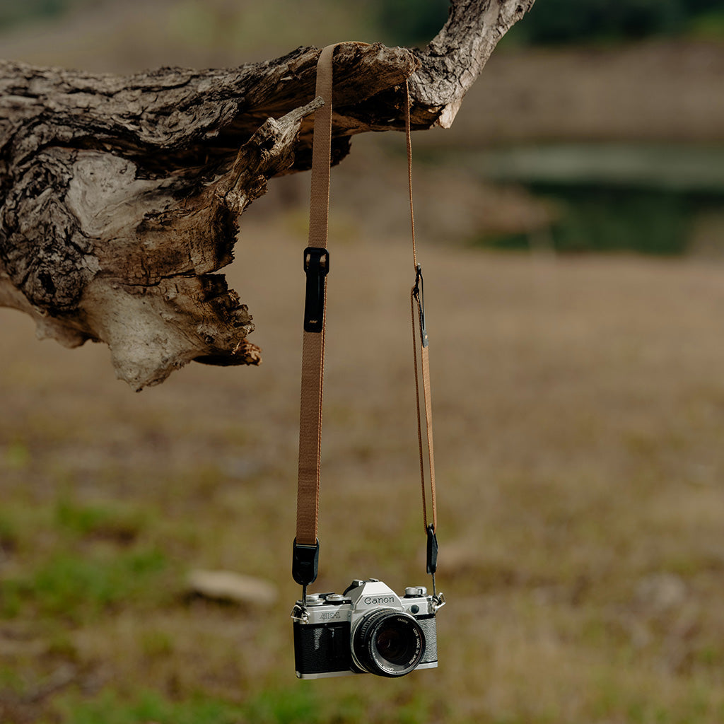 (image), hanging camera with coyote leash, L-CY-3, coyote