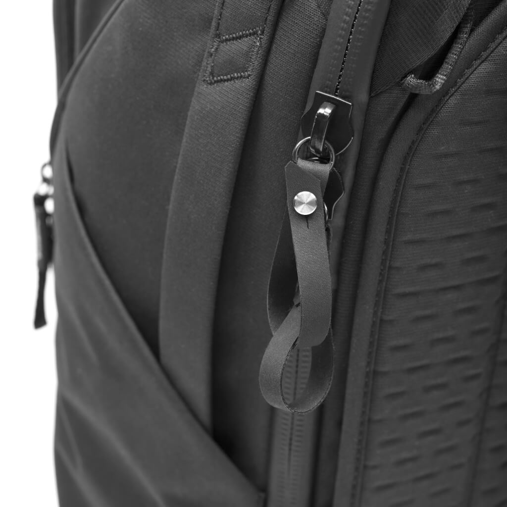 (image), Interlocked 2 zips with the hypalon zip strap, BTR-45-BK-1, black