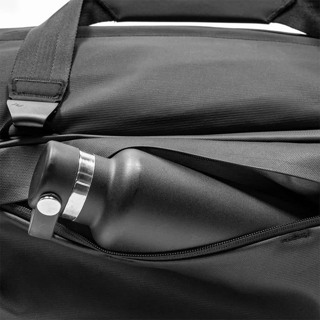 (image), Side pocket with a tumbler in it, BTRD-35-BK-1, black