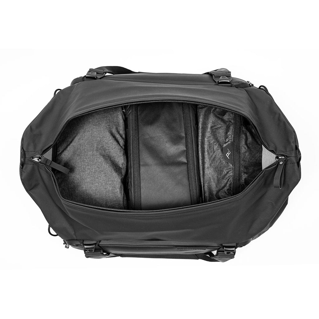 (image), inside of the bag with packing cubes and camera cube, BTRD-35-BK-1, black